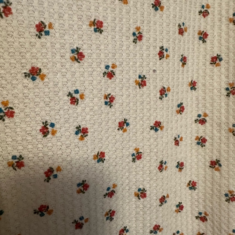 HEIMISH USA White Floral Knit Top - Picture 5 of 7
